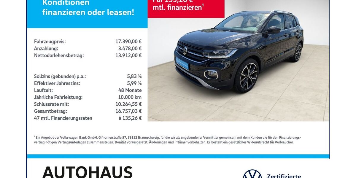 VW T-Cross 29.793 km 17.390 &euro; Bitterfeld-Wolfen 06749