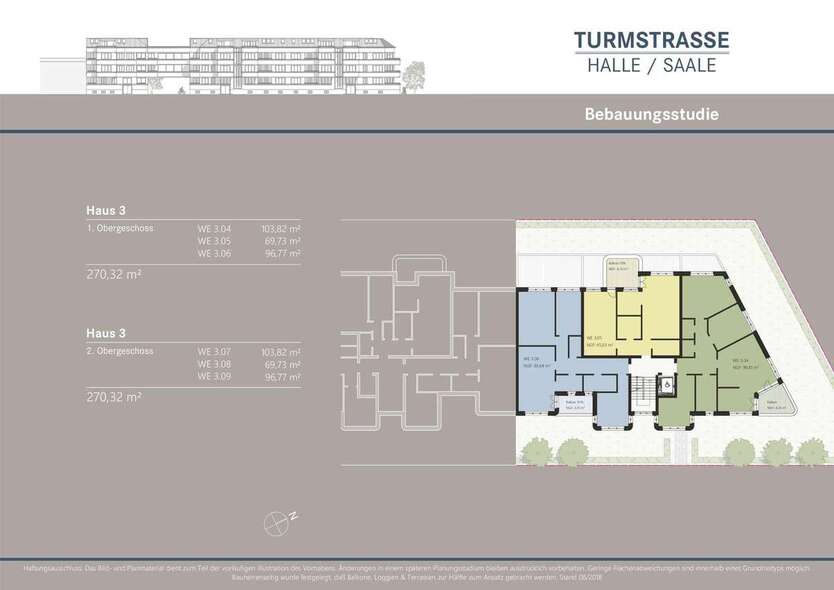 Projektiertes Baugrundstück für ca. 2.731 m² vermietbare Fläche zimmer
