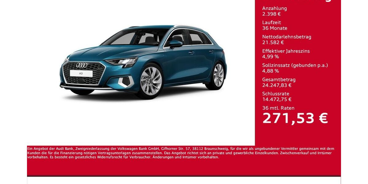 Audi A3 63.200 km 23.980 &euro; Halle 06122