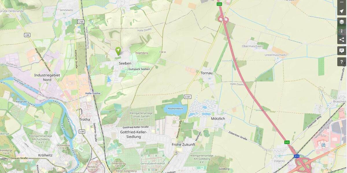 Grundstück Halle (Saale) Seeben - 55.000&euro; | Angebot:25927891