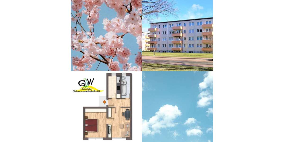 Etagenwohnung Braunsbedra Neumark - 2 Zimmer, 47 m&sup2;, 284&euro; | Angebot:25425985