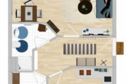 2 Zimmer-Wohnung im Erdgeschoss nähe Hauptbahnhof 2 zimmer