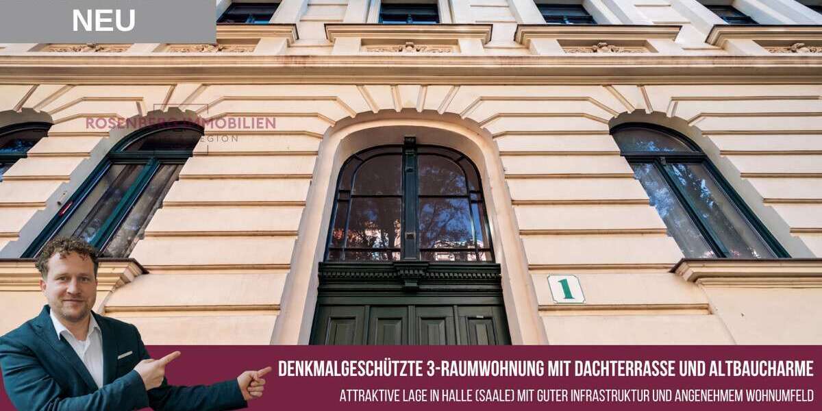 Etagenwohnung Halle Paulusviertel - 3 Zimmer, 79 m&sup2;, 169.900&euro; | Angebot:26406552