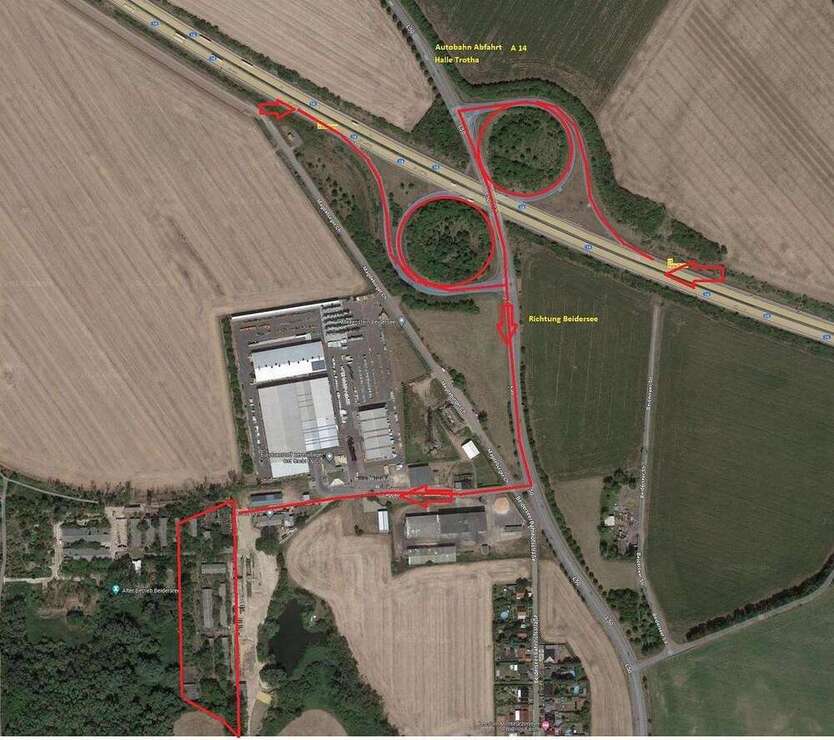 Grundstück in Petersberg OT Beidersee 200.000 € 20000 m²
