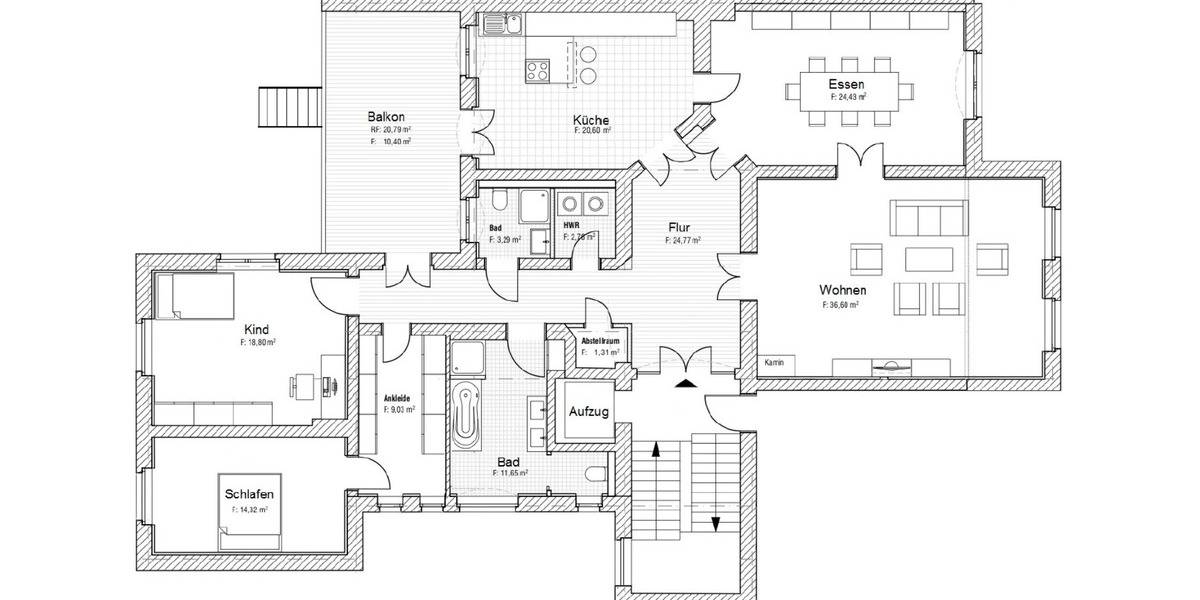 Hochparterre Halle (Saale) Am Wasserturm/Thaerviertel - 4.5 Zimmer, 190 m&sup2;, 2.335&euro; | Angebot:25376252