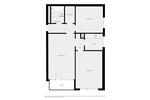 Etagenwohnung Halle (Saale) Nietleben - 3 Zimmer, 67 m&sup2;, 440&euro; | Angebot:26645797