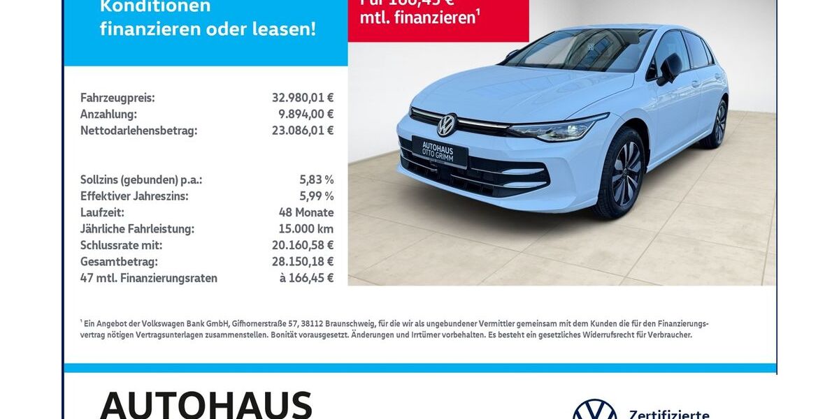 VW Golf 3.500 km 29.900 &euro; Bitterfeld-Wolfen 06749