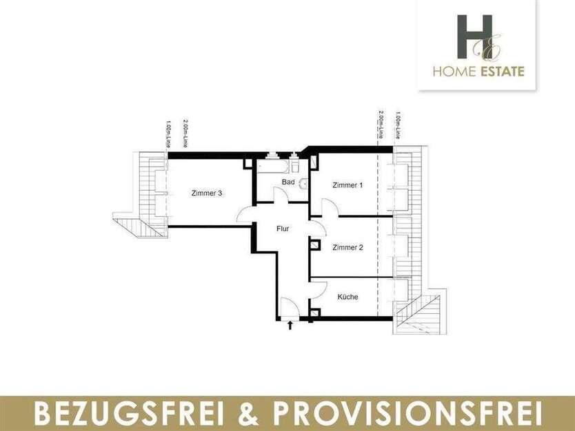 Wohnung zum Kaufen in Leipzig 275.000 € 65 m²