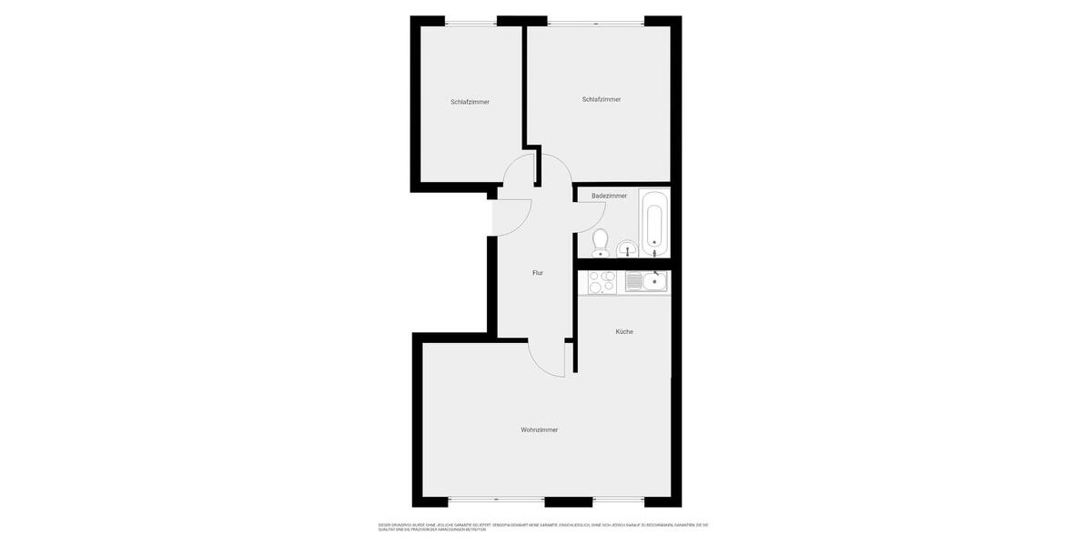 Etagenwohnung Halle (Saale) Halle-Neustadt - 3 Zimmer, 56 m&sup2;, 417&euro; | Angebot:26680668