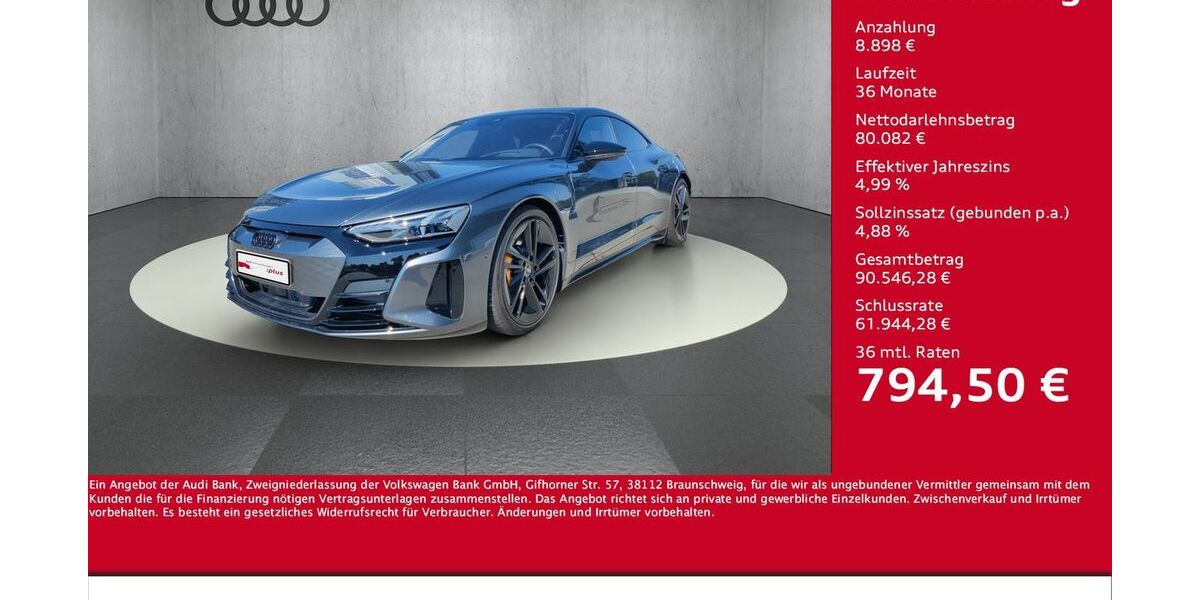 Audi e-tron GT 18.000 km 88.980 &euro; Halle 06122