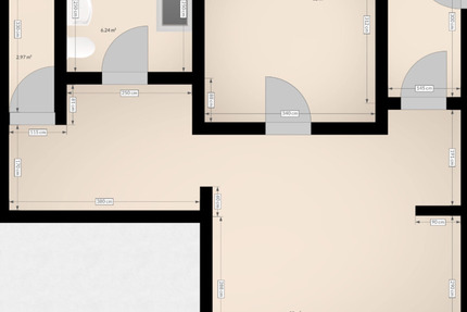 Wohnung Delitzsch - 2 Zimmer, 57 m&sup2;, 430&euro; | Angebot:25854507