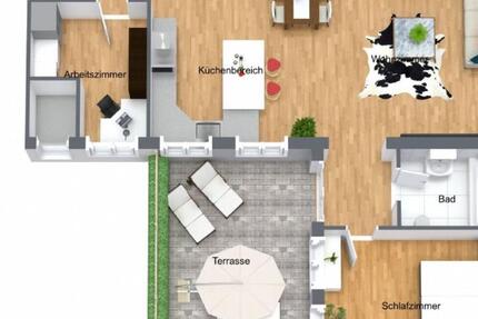 Wohnung Halle (Saale) Damaschkestraße - 3 Zimmer, 100 m&sup2;, 760&euro; | Angebot:24963401