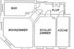 2-Zi-Wohnung, wunderschönes EckwohnZimmer, Laminat, Badewanne
