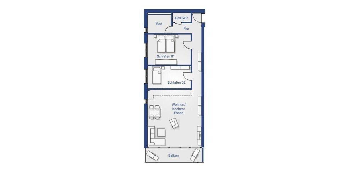 Etagenwohnung Schkeuditz Altscherbitz - 3 Zimmer, 79 m&sup2;, 900&euro; | Angebot:26909279