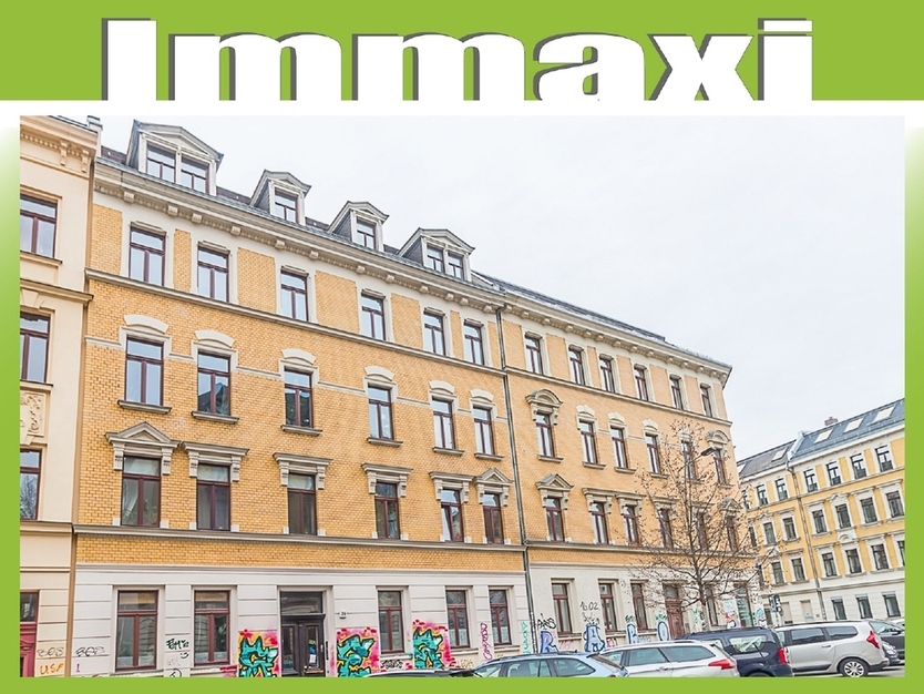 CONNEWITZ + 1 RAUM Wohnung ZUM KAUF + ERDGESCHOSS + BALKON + PARKETT