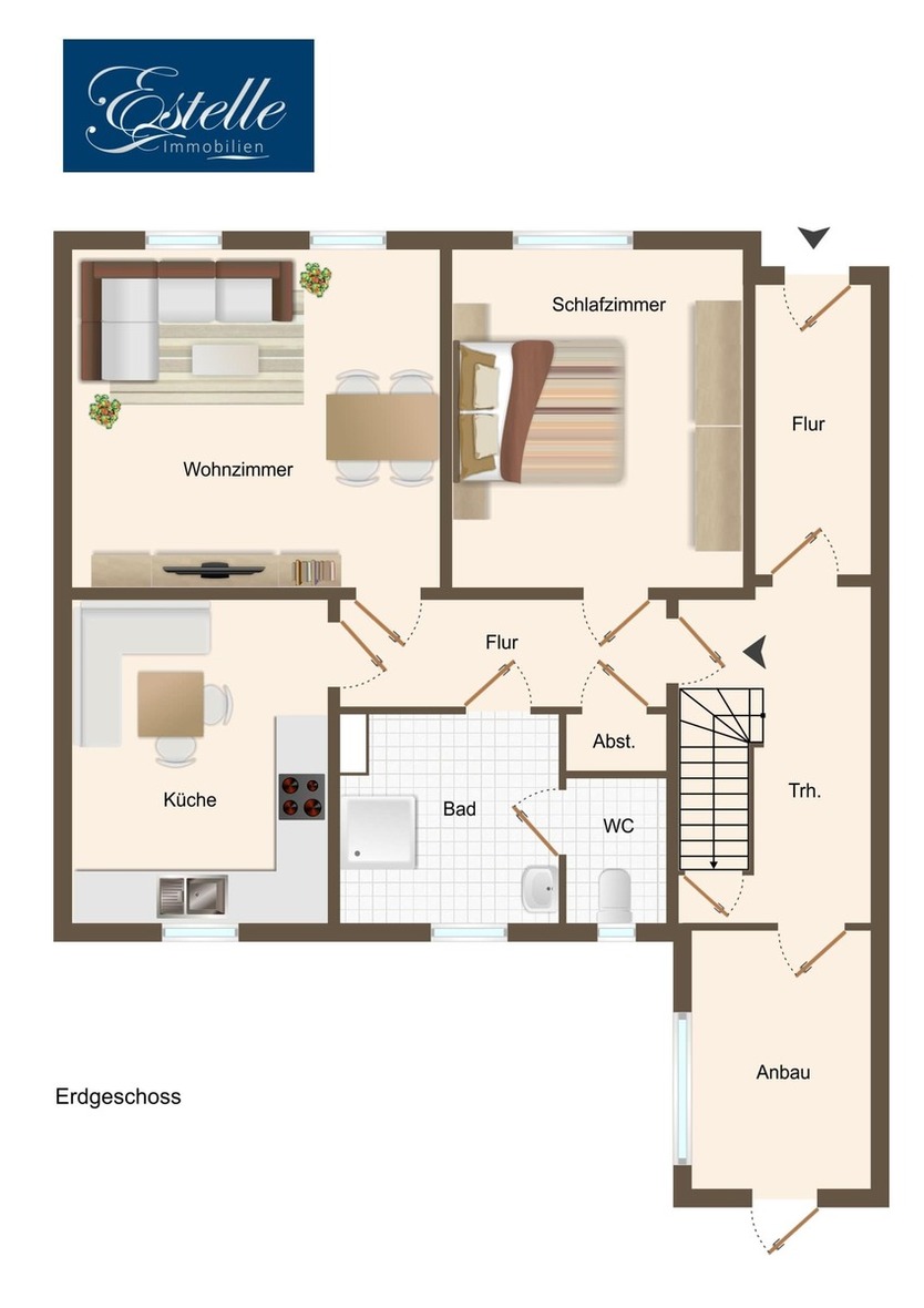 Zweifamilienhaus mit 2 getrennten Wohneinheiten - Garten - Nebengelass 7 zimmer