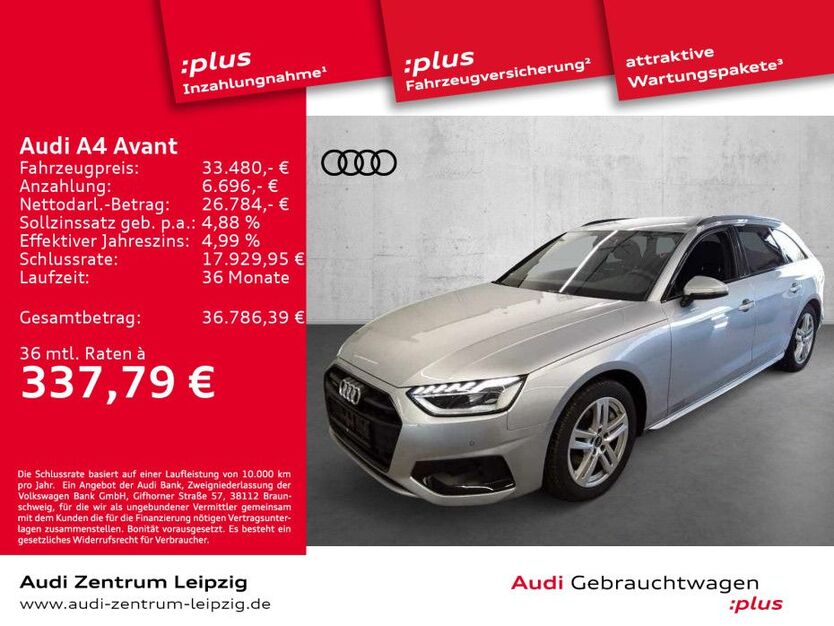 Audi A4 48.563 km 33.480 € Leipzig 04277