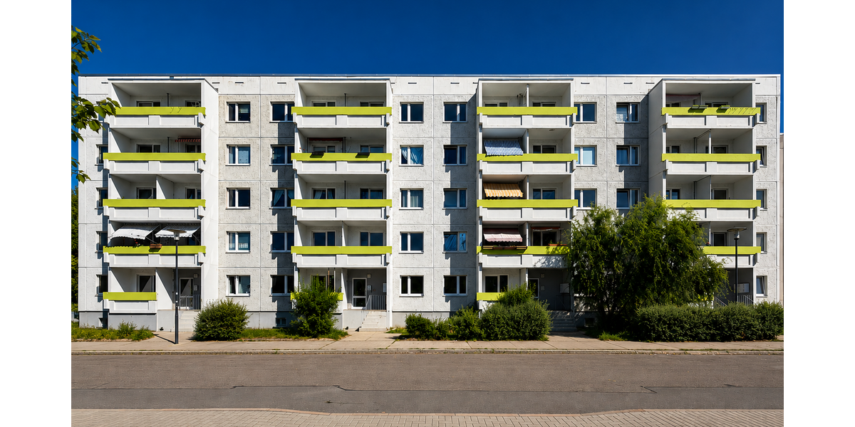 Etagenwohnung Halle (Saale) Silberhöhe - 6 Zimmer, 112 m&sup2;, 950&euro; | Angebot:27324853
