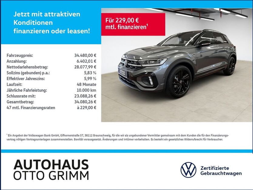 VW T-Roc 8.500 km 33.480 € Bitterfeld-Wolfen 06749