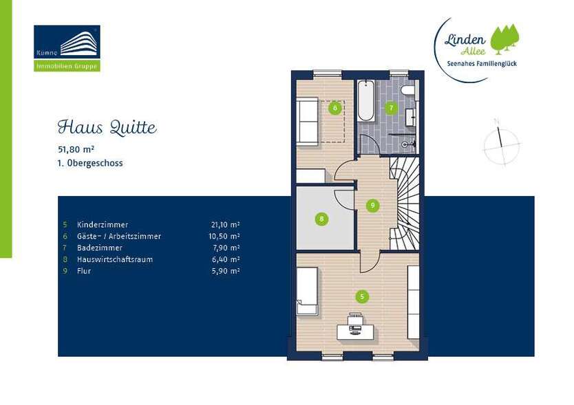 Neubau-Reihenhaus! Seenahes Familienglück in der Lindenallee – Ihrem neuen Zuhause! 5 zimmer