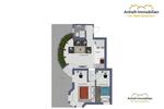 Erdgeschoßwohnung Bitterfeld-Wolfen Bitterfeld - 3 Zimmer, 74 m&sup2;, 533&euro; | Angebot:26719243