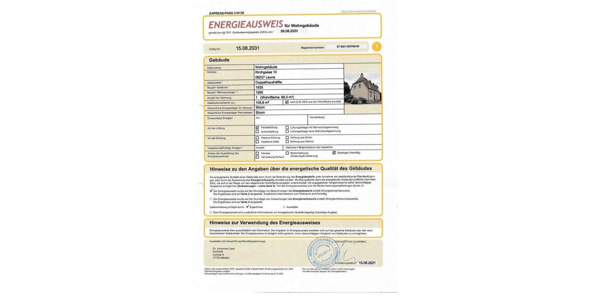 Doppelhaushälfte Leuna - 4 Zimmer, 83 m&sup2;, 90.001&euro; | Angebot:24622051