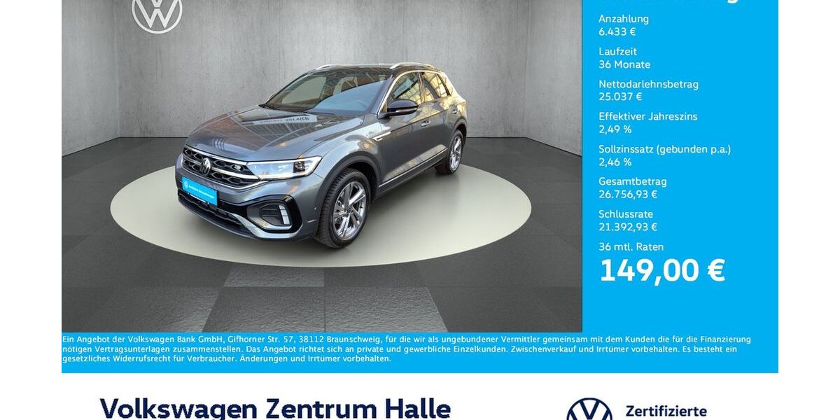 VW T-Roc 15.089 km 31.470 € Halle/Saale 06110