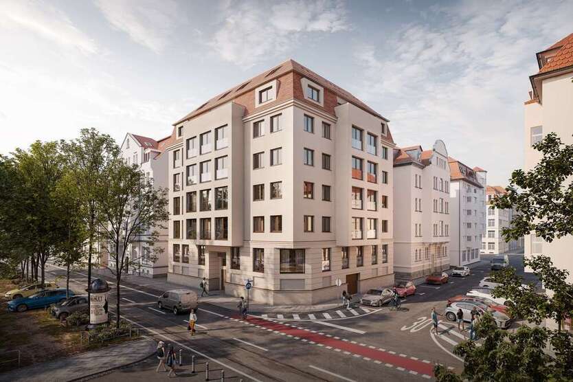 Bestlage trifft modernen Wohnkomfort - NeubauWohnung in der Südvorstadt, Erstbezug & KfW 40