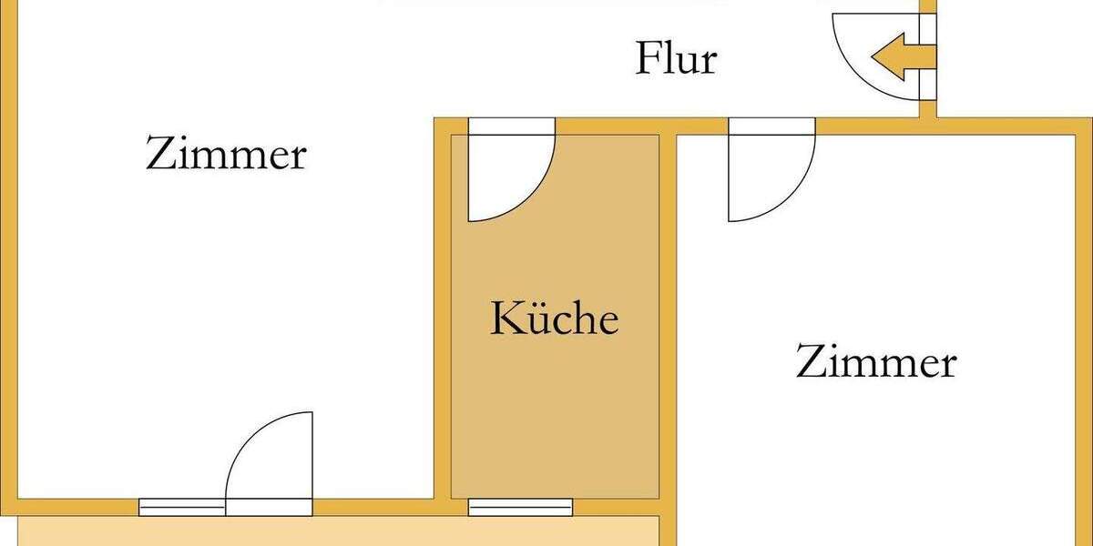 Etagenwohnung Köthen (Anhalt) Köthen - 2 Zimmer, 64 m&sup2;, 420&euro; | Angebot:25995892