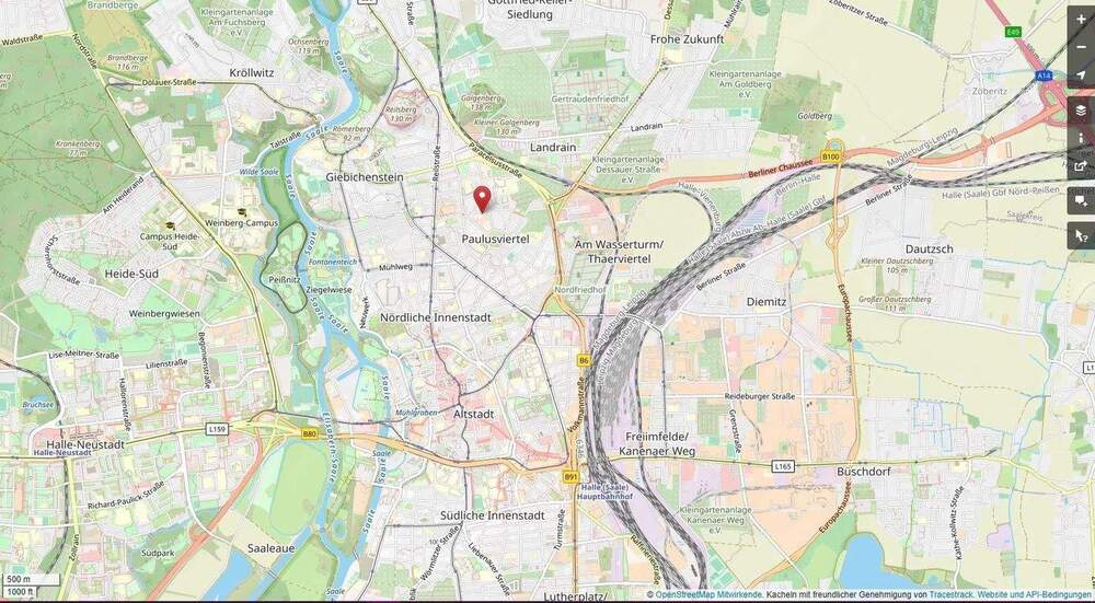 Etagenwohnung Halle (Saale) Paulusviertel - 3 Zimmer, 94 m&sup2;, 225.000&euro; | Angebot:25815991