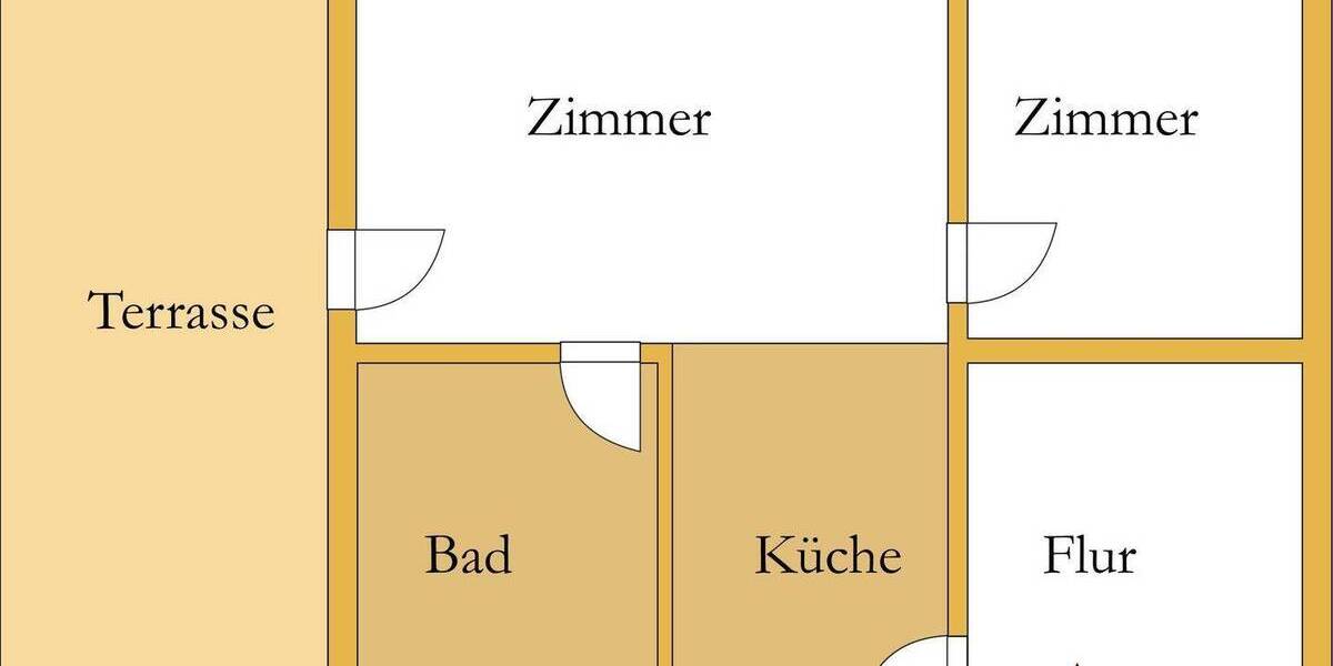 Etagenwohnung Köthen (Anhalt) Köthen - 1 Zimmer, 50 m&sup2;, 315&euro; | Angebot:26117146