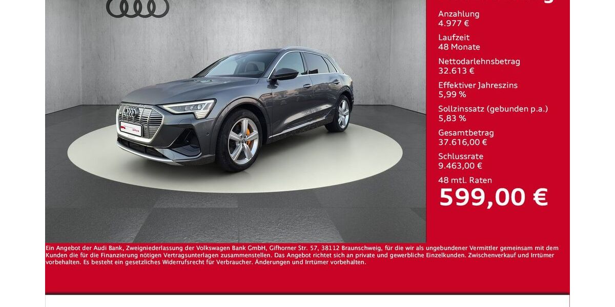 Audi e-tron 33.800 km 37.590 &euro; Halle 06122