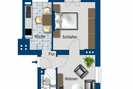 2-Raum Wohnung 2 zimmer