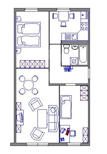 Etagenwohnung Schkeuditz Altscherbitz - 3 Zimmer, 60 m&sup2;, 540&euro; | Angebot:25796630