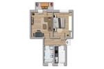 Erdgeschoßwohnung Merseburg - 2 Zimmer, 49 m&sup2;, 345&euro; | Angebot:26304901