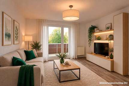 Wohnung Halle (Saale) Südstadt - 3 Zimmer, 60 m&sup2;, 455&euro; | Angebot:27701655