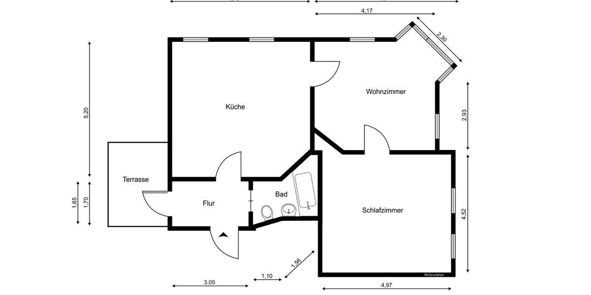 Etagenwohnung Halle (Saale) Damaschkestraße - 2 Zimmer, 87 m&sup2;, 700&euro; | Angebot:27597252