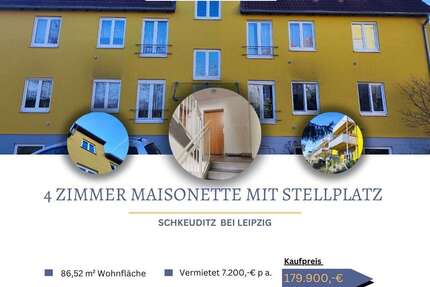 Wohnung Schkeuditz - 4 Zimmer, 87 m&sup2;, 179.900&euro; | Angebot:24220055