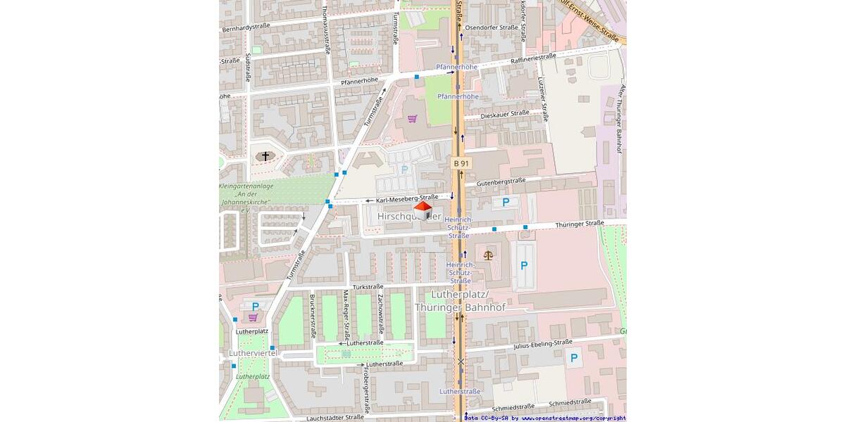 Erdgeschoßwohnung Halle (Saale) Damaschkestraße - 2 Zimmer, 64 m&sup2;, 740&euro; | Angebot:26544732