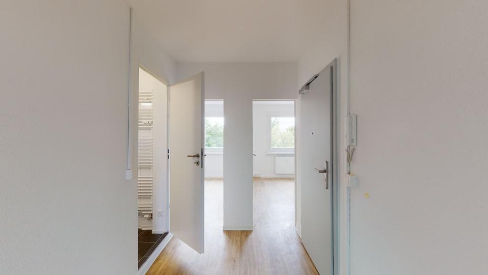 Etagenwohnung Halle (Saale) Dölau - 3 Zimmer, 57 m&sup2;, 400&euro; | Angebot:26624980