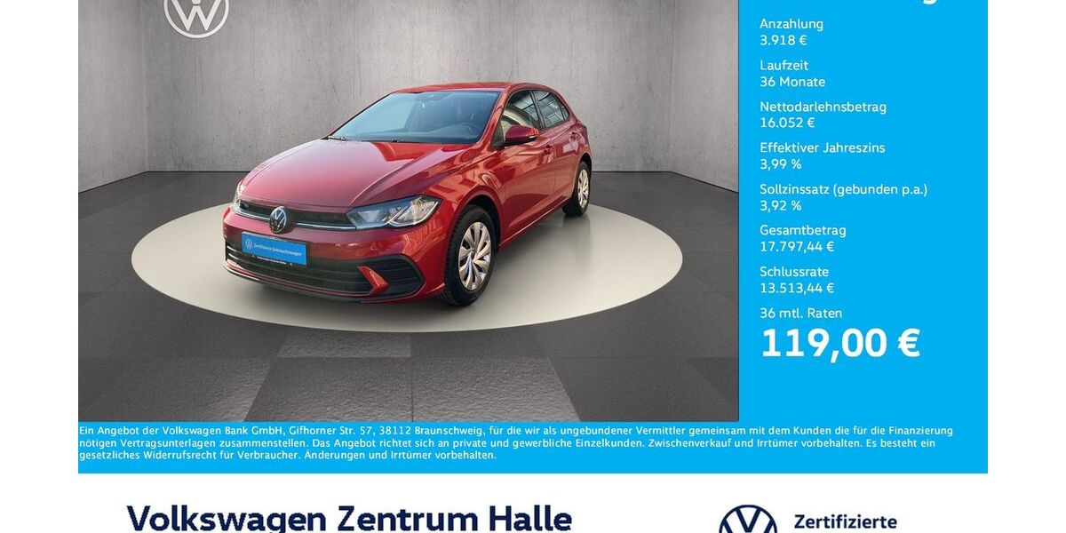 VW Polo 9.480 km 19.970 &euro; Halle/Saale 06110