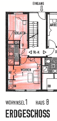 Etagenwohnung Salzatal Schiepzig - 2 Zimmer, 28 m&sup2;, 260&euro; | Angebot:26723152