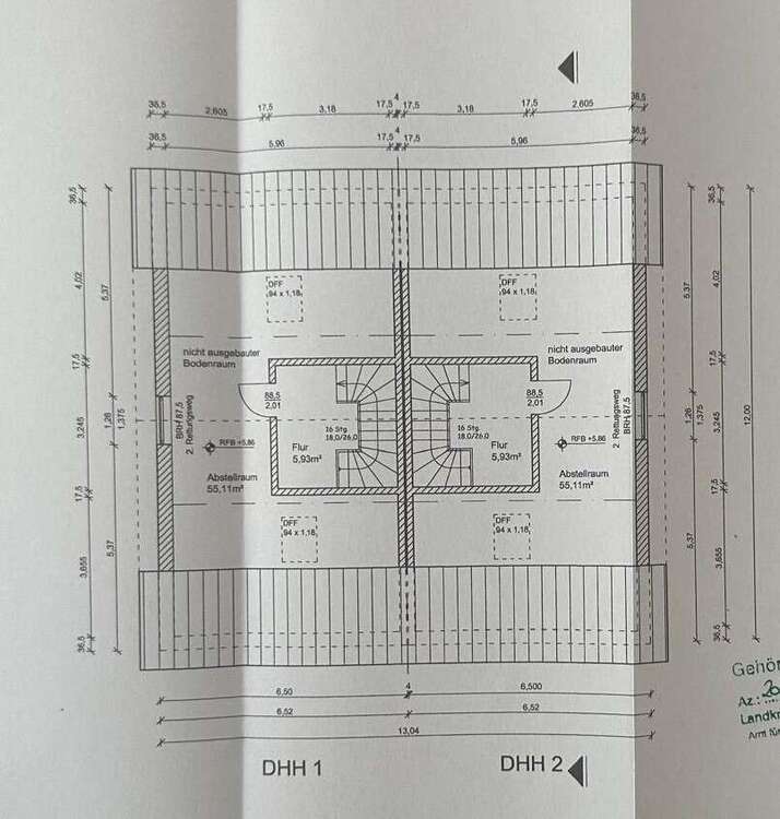Baugrundstück mit Baugenehmigung für 6 Doppelhaushälften zimmer