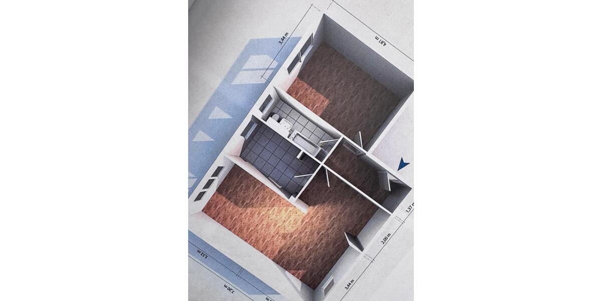 Etagenwohnung Halle (Saale) - 2 Zimmer, 65 m&sup2;, 645&euro; | Angebot:25483404