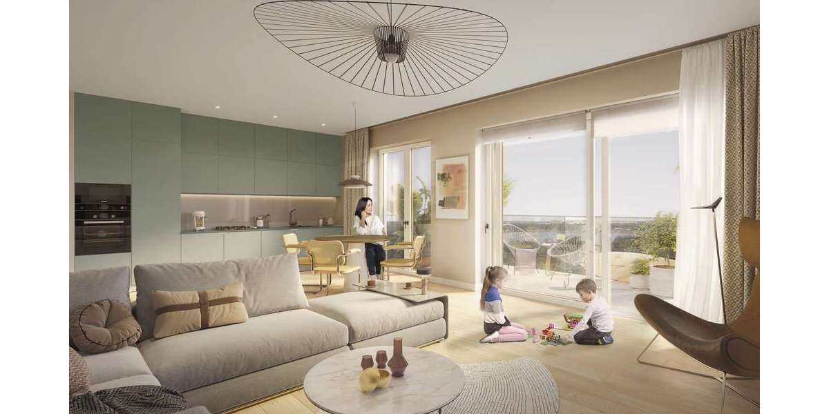 Traumwohnung im DG mit Blick auf den Kulkwitzer See & 2 Balkone, Wohnung mit über 200m² 4 zimmer