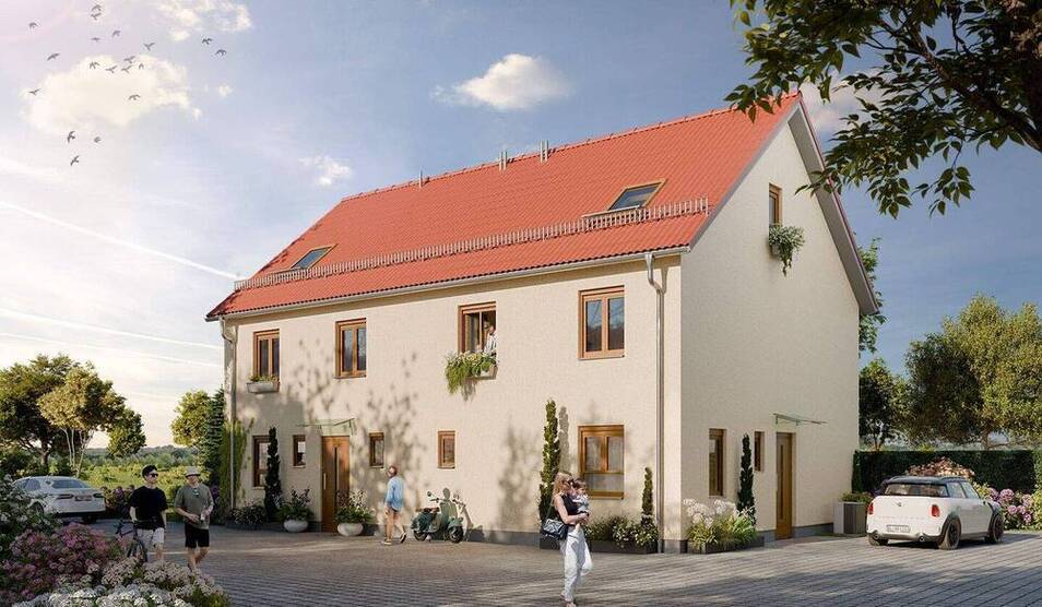 Doppelhaushälfte mit Süd-West-Terrasse