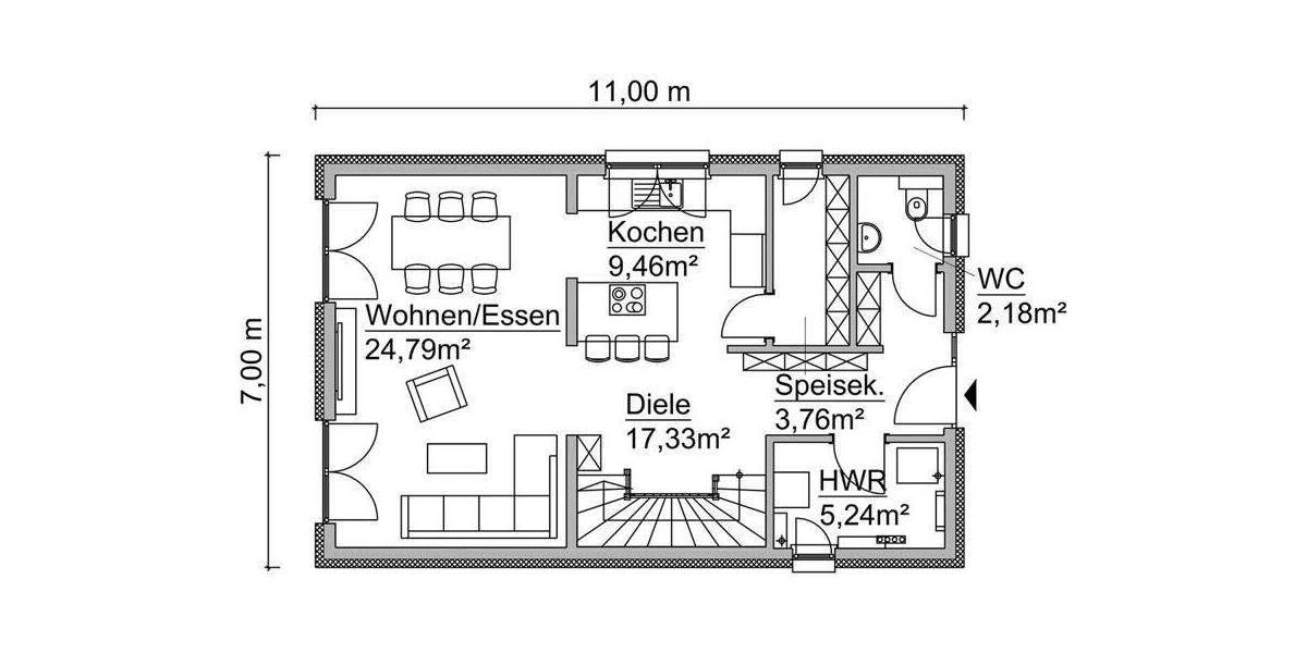 Einfamilienhaus Braunsbedra / Großkayna Großkayna - 4 Zimmer, 121 m&sup2;, 404.040&euro; | Angebot:25776894