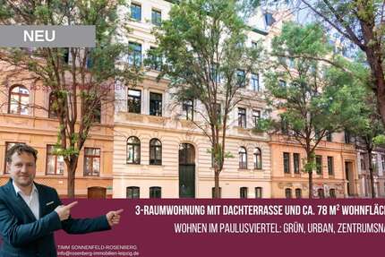 Wohnung Halle Paulusviertel - 3 Zimmer, 79 m&sup2;, 169.900&euro; | Angebot:26991565