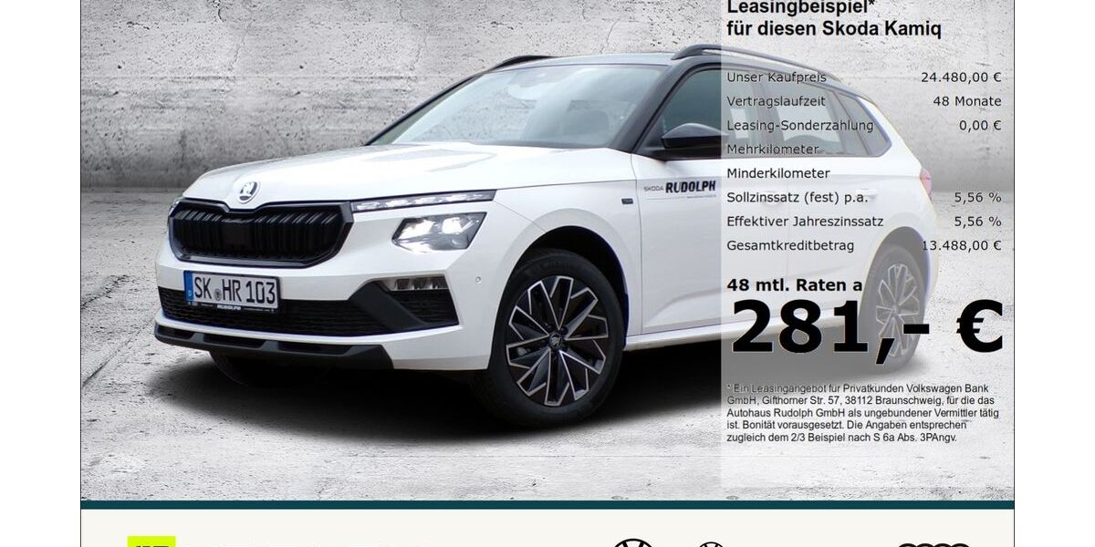 Skoda Kamiq 7.500 km 24.480 &euro; Merseburg 06217