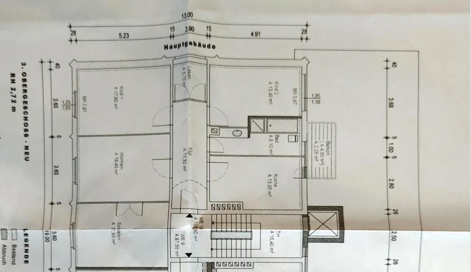 Etagenwohnung Leuna - 4 Zimmer, 106 m&sup2;, 800&euro; | Angebot:25959300